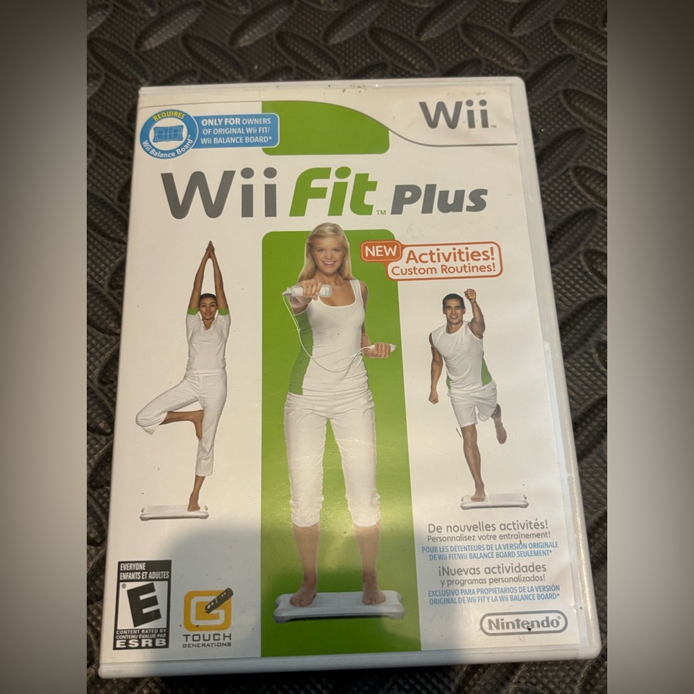 Nintendo Wii‎ Fit Plus Game CD Only Rated E